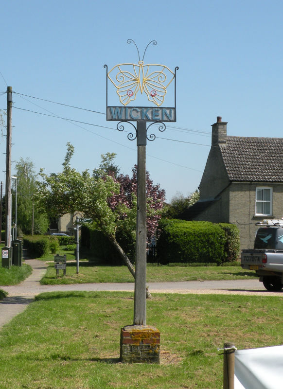 Wicken Village Sign